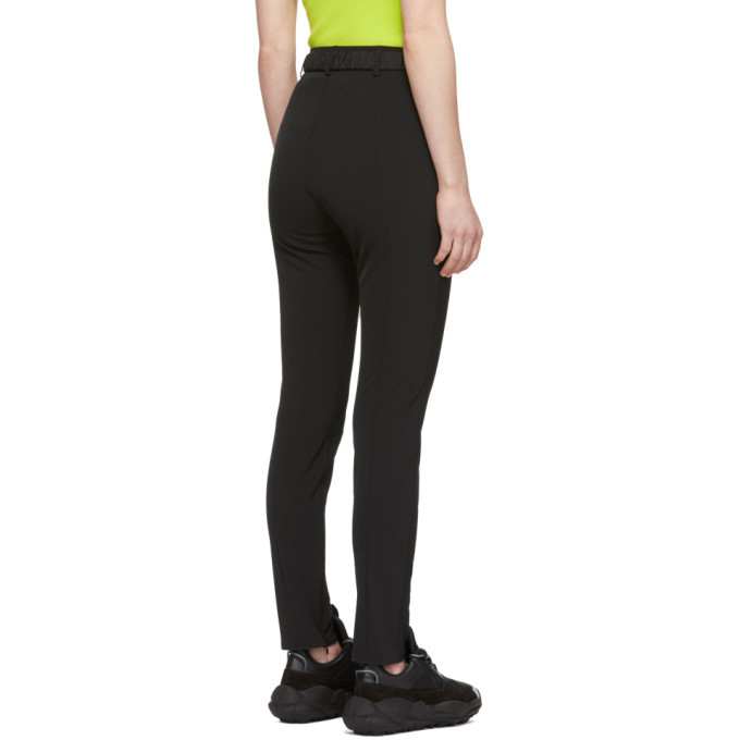 Versus Black Skinny Logo Trousers