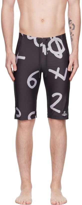 Photo: Vivienne Westwood Black Printed Swim Shorts