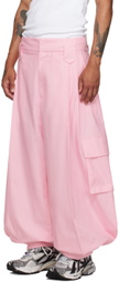 LU'U DAN Pink Tobi Cargo Pants
