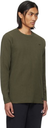 Nike Green Embroidered Long Sleeve T-Shirt