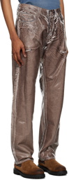 Diesel Brown 2010 D-Macs Straight Jeans