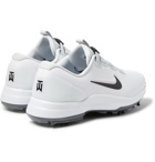 Nike Golf - Tiger Woods 71 FastFit Faux Leather Golf Shoes - White