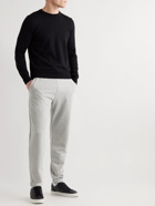 Canali - Tapered Stretch Cotton-Blend Jersey Sweatpants - Gray