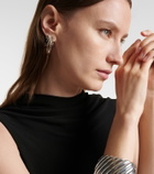 David Yurman DY Mercer® 18kt gold and silver earrings with diamonds