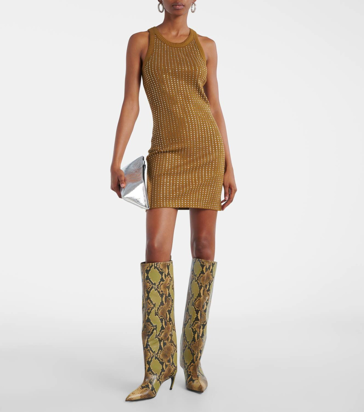 The Attico Lea 65 leather knee-high boots The Attico