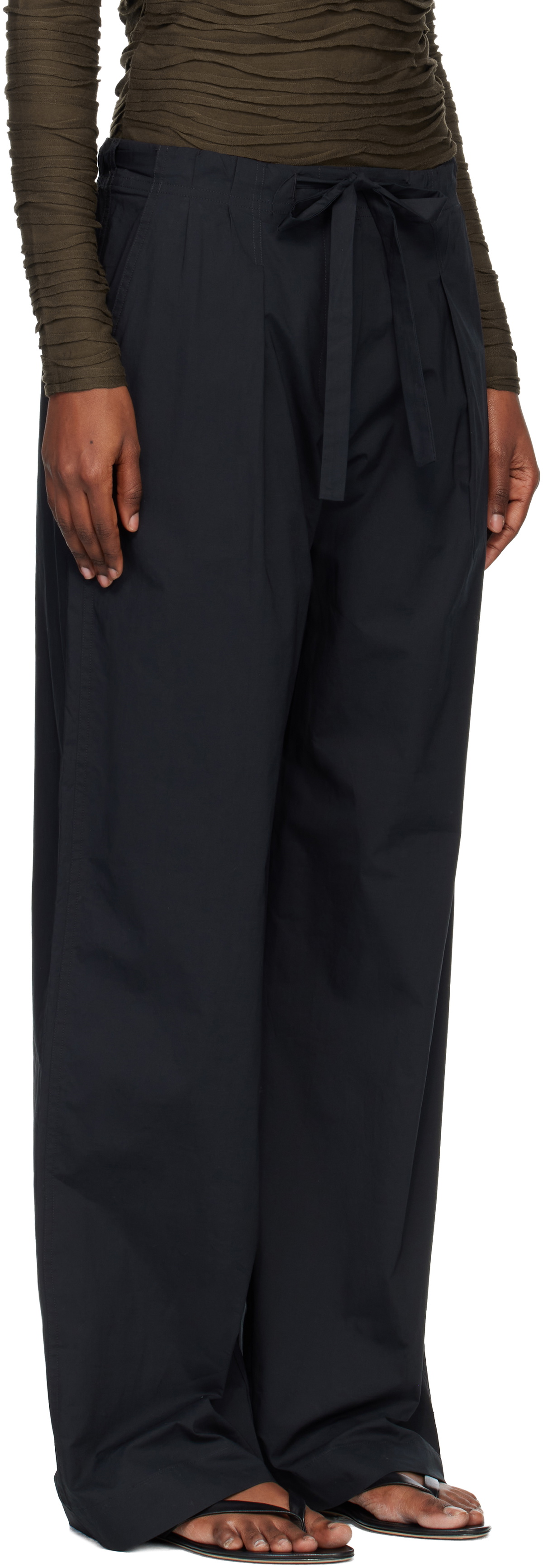 Proenza Schouler Black Proenza Schouler White Label Barrett Trousers