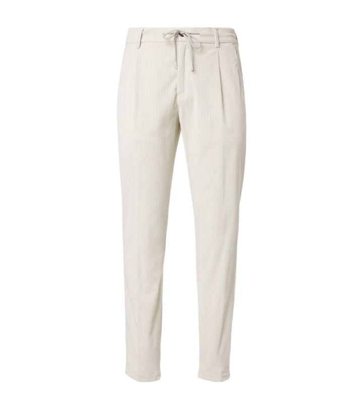 Photo: Eleventy Cotton and cashmere corduroy straight pants