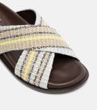Missoni Viola striped lamé sandals