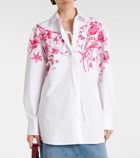 Gucci Floral cotton poplin shirt
