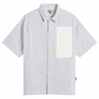 Stan Ray Men's Short Sleeve Painter Shirt in Cosmic Purple Hickory