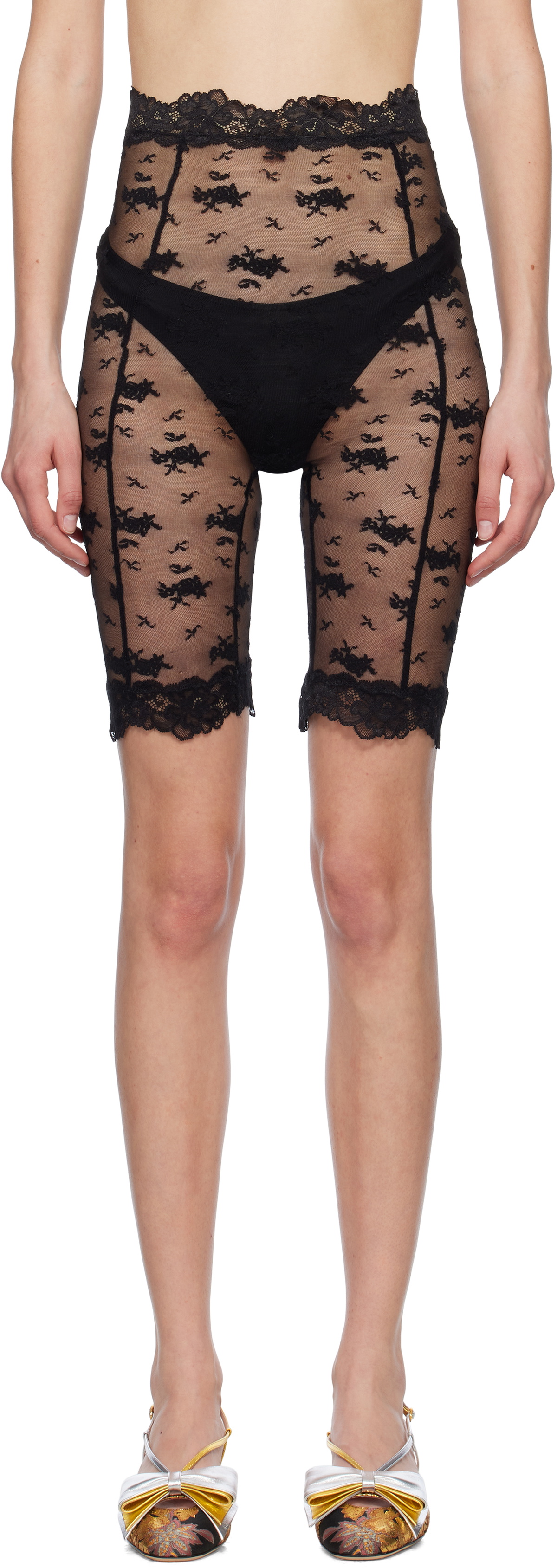 【新品未使用】YUHAN WANG/floral biker shorts YUHAN WANG LACED BIKER SHORTS – GIGINA
