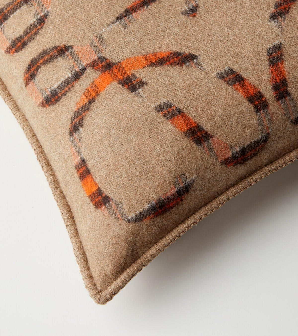 Loewe Anagram wool and cashmere cushion