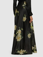 ZIMMERMANN Harmony Floral Flared Silk Maxi Skirt