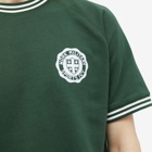 Beams Plus Men's Emblem Short Sleeve Sweat in D Arkgreen