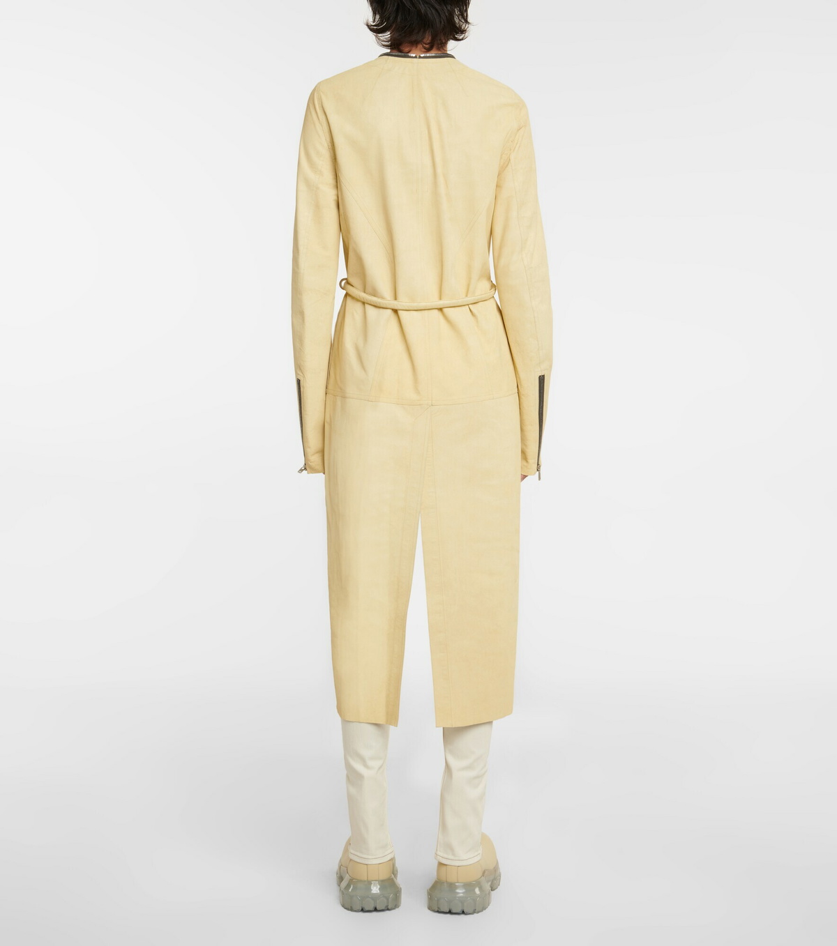 Rick Owens - Klaus distressed leather coat
