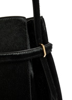 Toteme Belted Calf-hair Bucket bag - Black - One Size