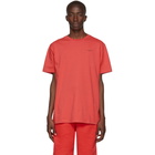 Off-White Red Logo Slim T-Shirt