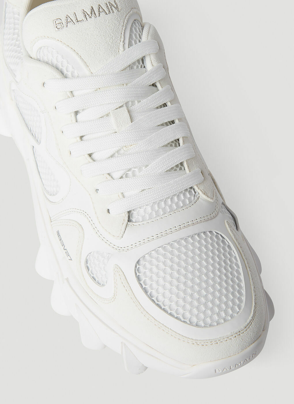 【関税込み】Balmain ホワイト B-East スニーカー Balmain - B-East Sneakers in White Balmain
