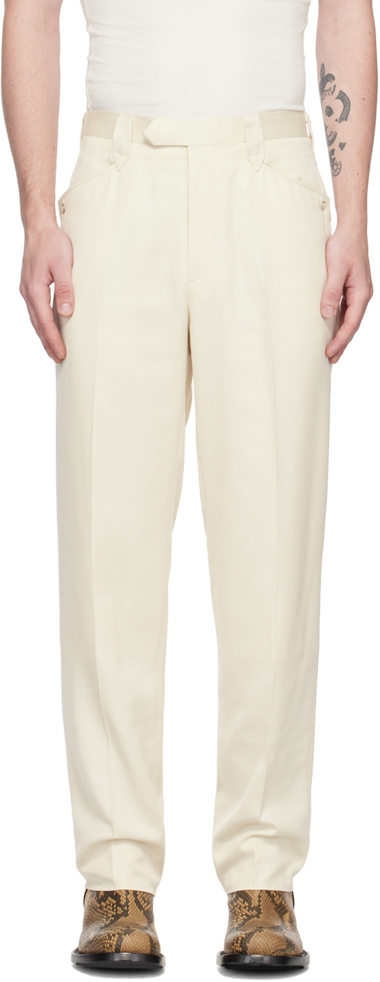 The Letters Off-White Western Trousers