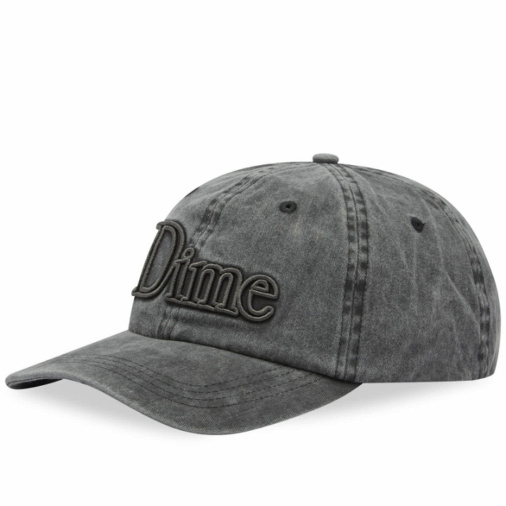 Photo: Dime Men's Classic 3D Logo Cap in Black Washed 