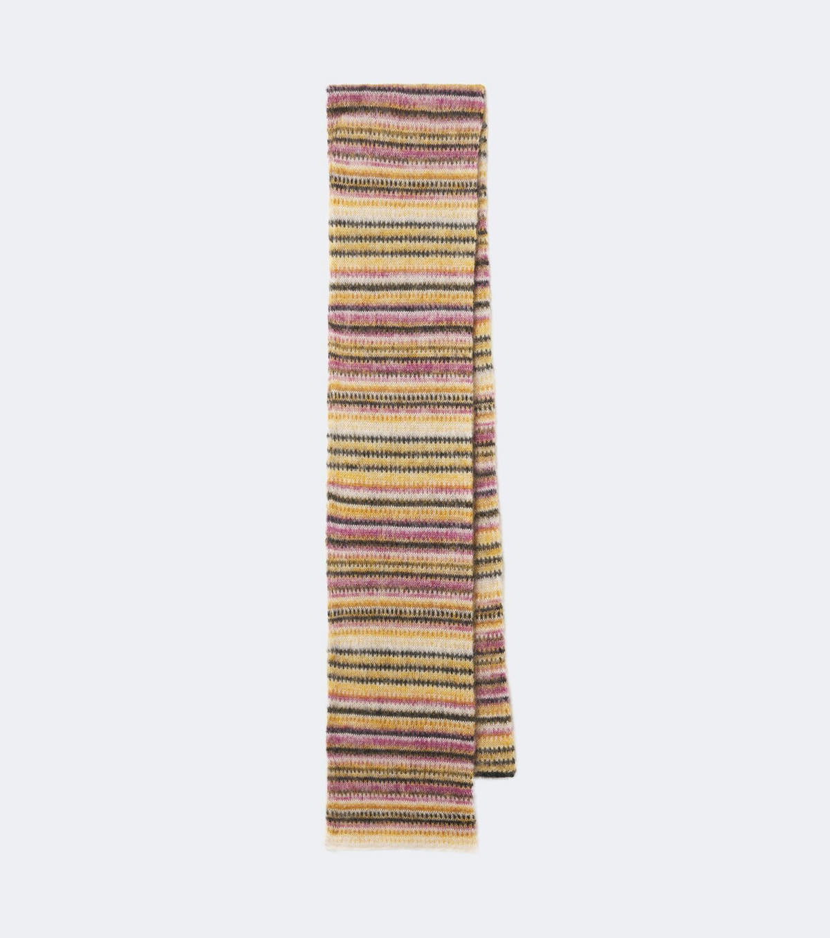Isabel Marant Mouna striped mohair and wool-blend scarf