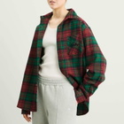 SUNDAYFRUITMARKET Women's Sunday Check Shirt in Green
