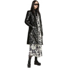 Alexachung Black Trinity Panelled Trench Coat