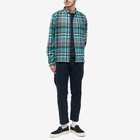 YMC Men's Dean Check Shirt in Blue Multi