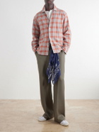 SECOND / LAYER - Checked Cotton-Flannel Shirt - Red