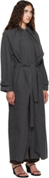 Belle Anna Gray Laurel Trench Coat