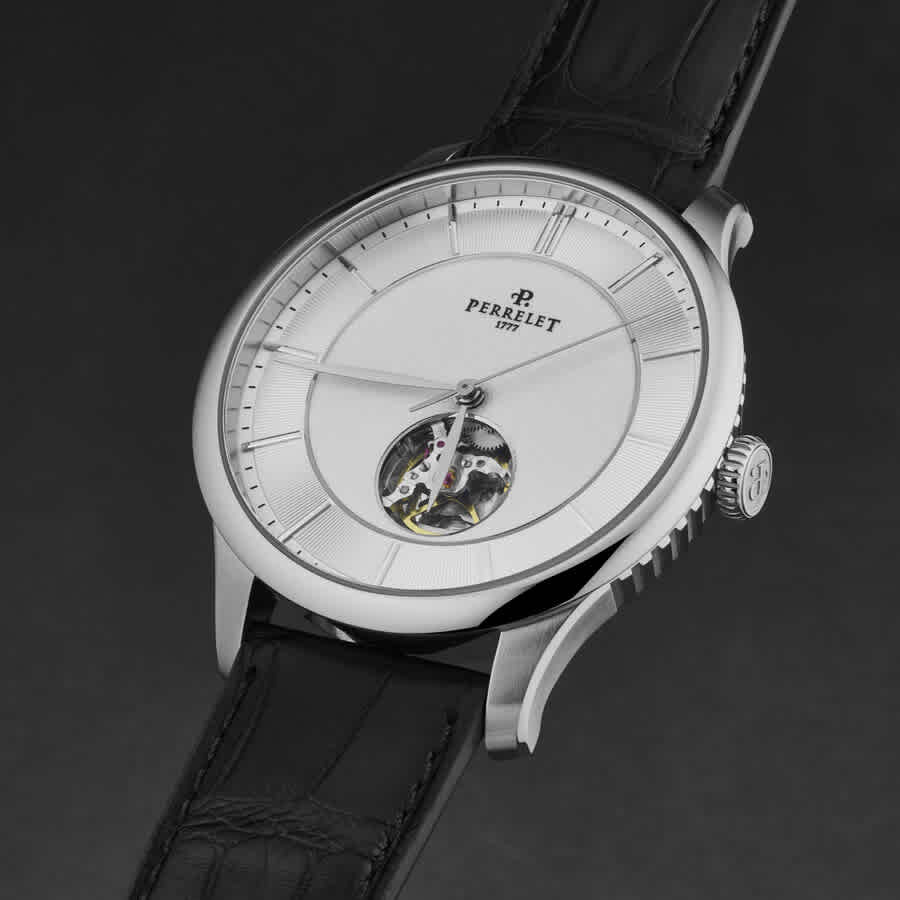 Perrelet First Class Automatic Silver Dial Mens Watch A1087/8