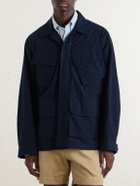 Drake's - Jungle Cotton-Ripstop Overshirt - Blue