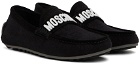 Moschino Black Drivers Loafers