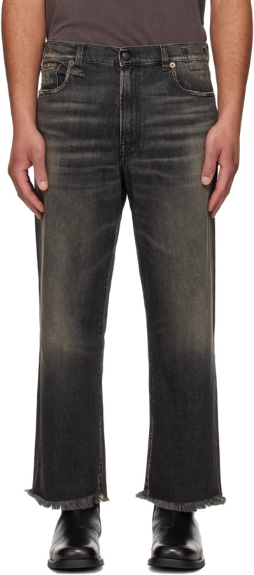 Photo: R13 Black Washed Boyfriend Jeans