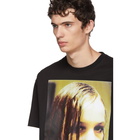 Raf Simons Black Christiane F. Wet Hair T-Shirt