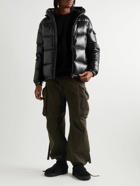 Moncler - Ecrins Quilted Shell Hooded Down Jacket - Black