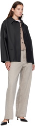 KASSL Editions Black Original Inside Out Hip Rubber Jacket