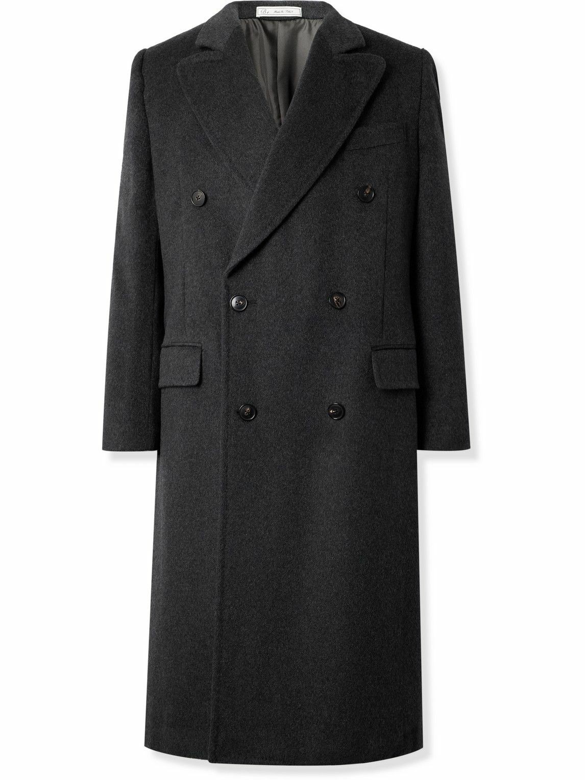 UMIT BENAN B - Posillipo Double-Breasted Brushed Cashmere Coat