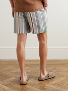 Orlebar Brown - Alex Straight-Leg Striped Cotton-Canvas Drawstring Shorts - Multi