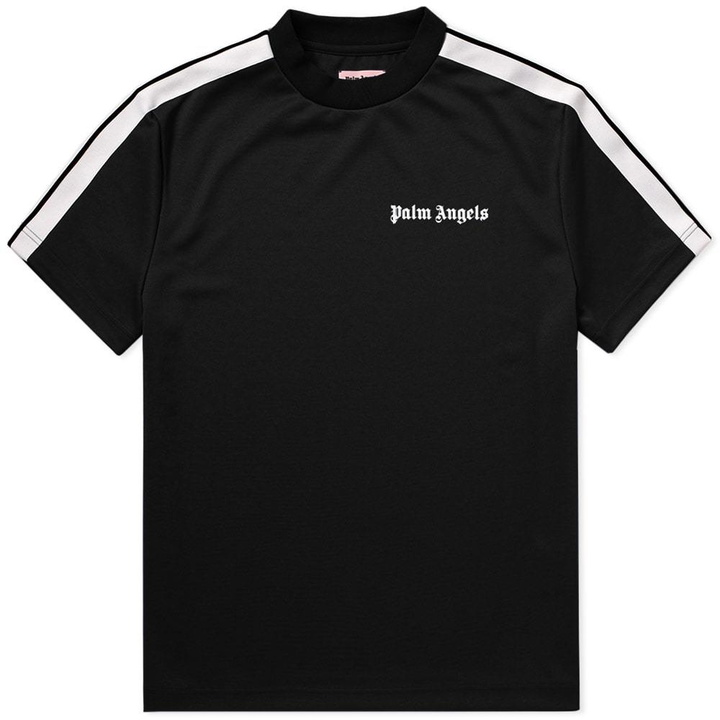 Photo: Palm Angels Track Taping Tee Black