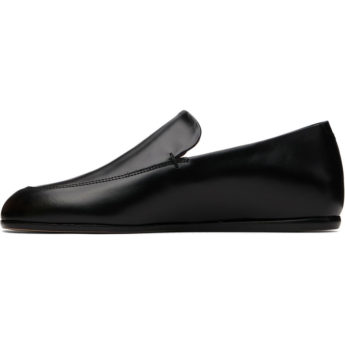 BOSS Black Leather Loafers
