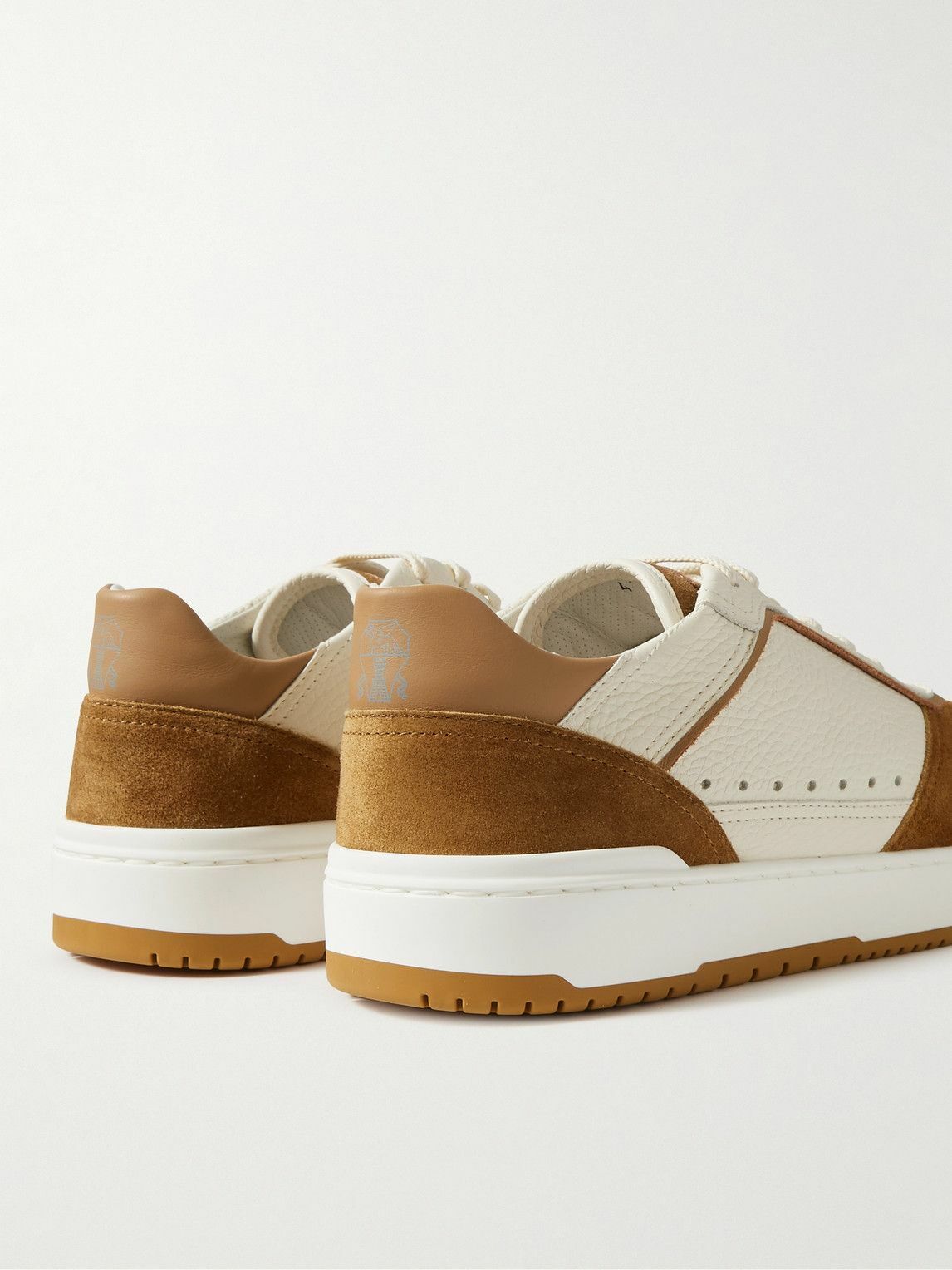 Brunello Cucinelli Suede sneakers with Shiny Tab