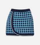 The Upside Clubhouse Reece checked cotton miniskirt