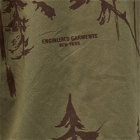 Engineered Garments Men's Cagoule Shirt in Olive Forest Print
