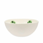 Frizbee Ceramics Men's Medium Bowl in Green Alien