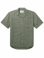 Corridor - Camp-Collar Lyocell Shirt - Green