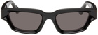 Bottega Veneta Black Sharp Square Sunglasses