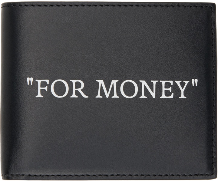 Photo: Off-White Black Quote Bookish Wallet