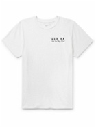 Pasadena Leisure Club - Get Off My Lawn Logo-Print Cotton-Jersey T-Shirt - White