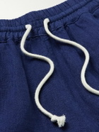 La Paz - Pestana Straight-Leg Linen Drawstring Shorts - Blue